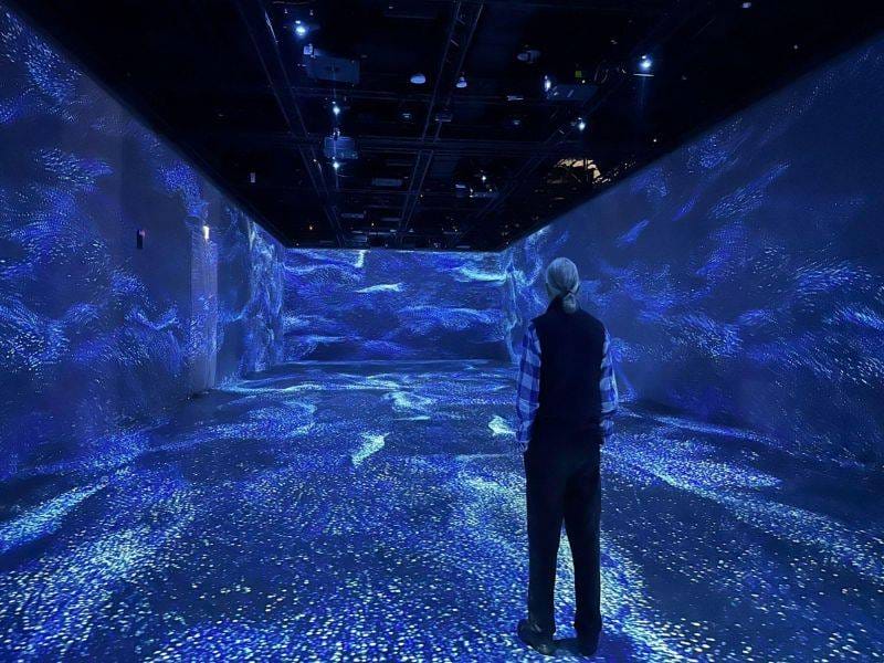 2024年2月26日金益鼎參與臺北101雙融域美學公益觀展活動