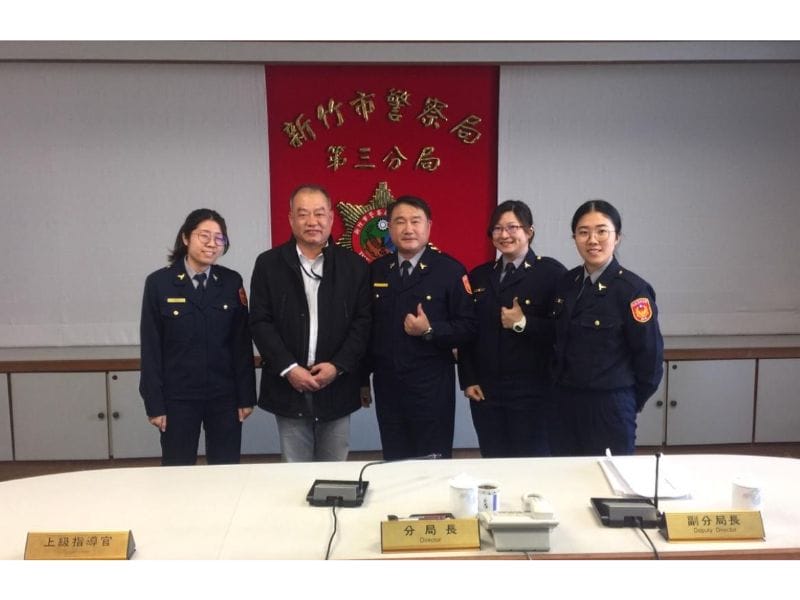 2019年2月22日 2019年頒發年節紅包慰勞 新竹市警察局第三分局警員