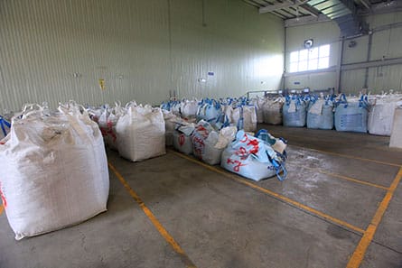 Collection Process Temporary Storage in the Factory