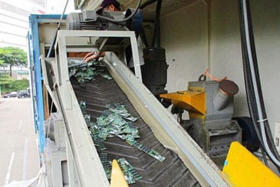 Collection Process Completion of Scrapping