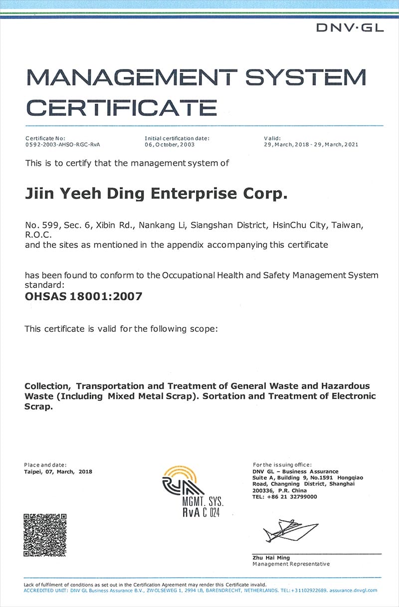OHSAS 18001 OHSAS 18001